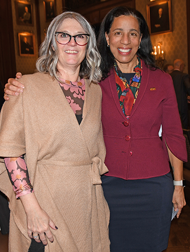 4. Rebecca Udell and Carol Horne Penn paused for a photo