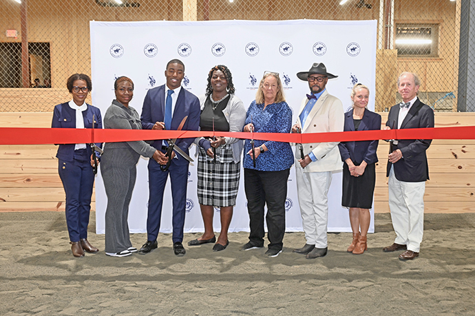 The ribbon cutting