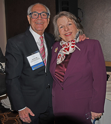 4. Howard Yaffe, Global Philadelphia's Vice-Chair Development and Zabeth Teelucksingh, Global Philadelphia's president were pictured at the reception